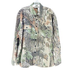 Redhead Camouflage Button Up Shirt Men's Size Large